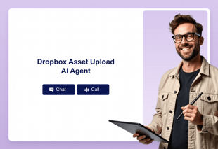 Dropbox Asset Upload AI Agent Template Thumbnail