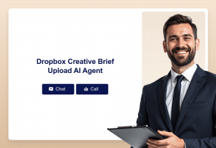 Dropbox Creative Brief Upload AI Agent Template Thumbnail