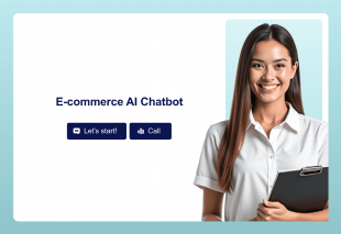 E-commerce AI Chatbot Template Template Thumbnail