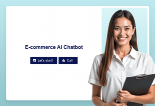 E-commerce AI Chatbot Template Thumbnail