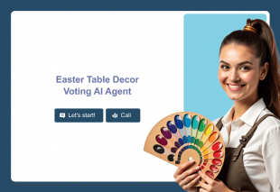 Easter Table Decor Voting AI Agent Template Thumbnail