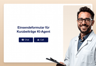 Einsendeformular für Kurzbeiträge KI-Agent Thumbnail