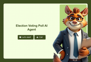Election Voting Poll AI Agent Template Thumbnail