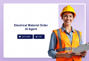 Electrical Material Order AI Agent Template Thumbnail