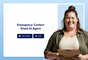 Emergency Contact Sheet AI Agent Template Thumbnail