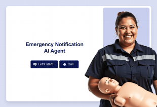 Emergency Notification AI Agent Template Thumbnail