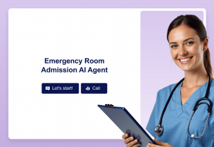 Emergency Room Admission Virtual Intake Assistant Template Thumbnail