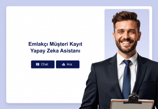 Emlakçı Müşteri Kayıt Yapay Zeka Asistanı Thumbnail