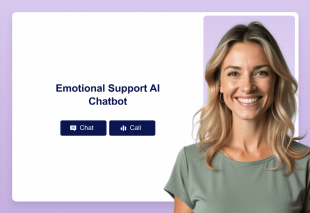 Emotional Support AI Chatbot Template Template Thumbnail