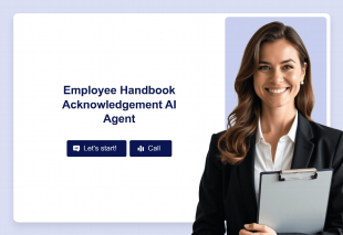 Employee Handbook Acknowledgement AI Agent Template Thumbnail