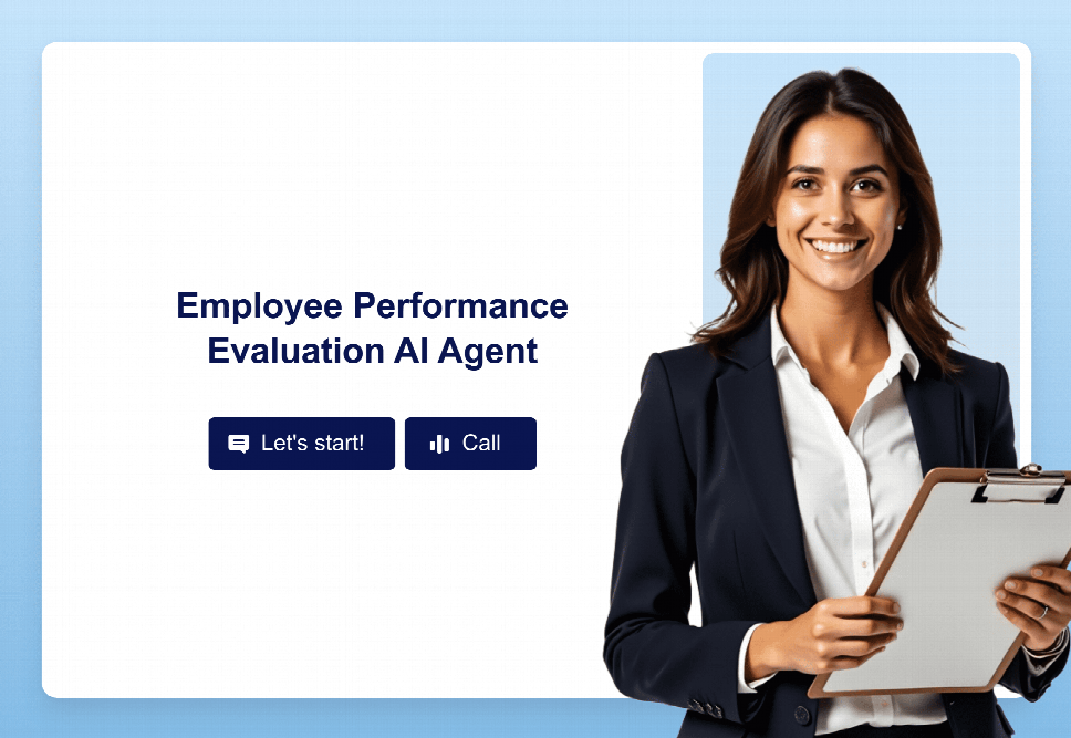 Employee Performance Evaluation AI Agent Template | Jotform
