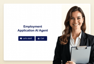 Employment Application AI Agent Template Thumbnail