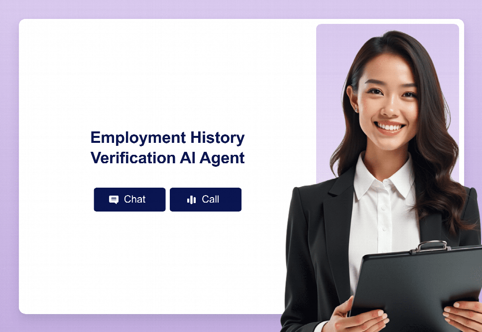 Verification Agent Employment History Verification AI Agent Template | Jotform
