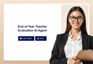 End of Year Teacher Evaluation AI Agent Template Thumbnail