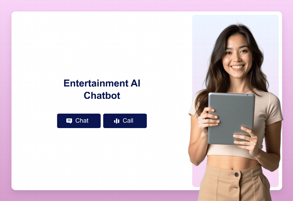 Entertainment AI Chatbot Template Template | Jotform