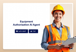 Equipment Authorization AI Agent Template Thumbnail