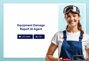 Equipment Damage Report AI Agent Template Thumbnail