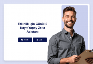 Etkinlik için Gönüllü Kayıt Yapay Zeka Asistanı Thumbnail