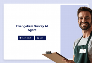 Evangelism Survey AI Agent Template Thumbnail