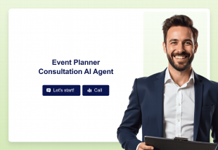 Event Planner Consultation AI Agent Template Thumbnail