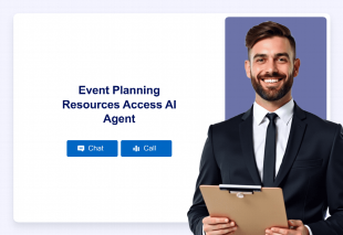 Event Planning Resources Access AI Agent Template Thumbnail