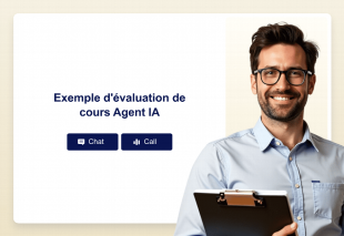 Exemple d'évaluation de cours Agent IA Thumbnail