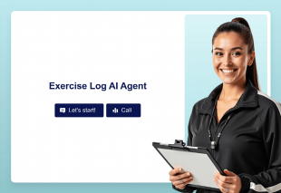 Exercise Log AI Agent Template Thumbnail
