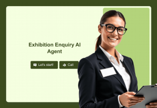 Exhibition Enquiry AI Agent Template Thumbnail