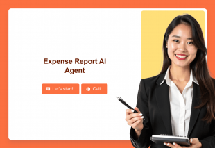 Expense Report AI Agent Template Thumbnail