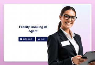 Facility Booking AI Agent Template Thumbnail