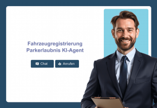 Fahrzeugregistrierung Parkerlaubnis KI-Agent Thumbnail