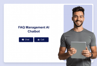 FAQ Management AI Chatbot Template Template Thumbnail