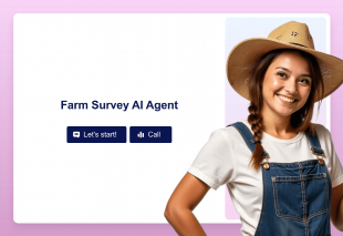 Farm Survey AI Agent Template Thumbnail