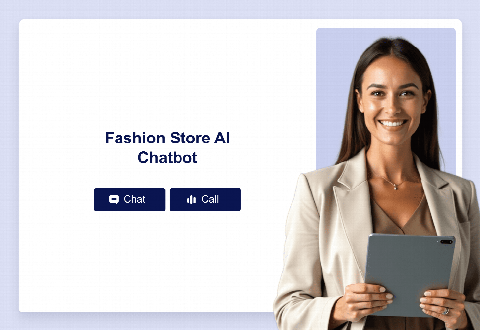 Fashion Store AI Chatbot Template | Jotform