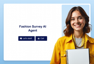 Fashion Survey AI Agent Template Thumbnail