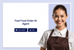 Fast Food Order AI Agent Template Thumbnail