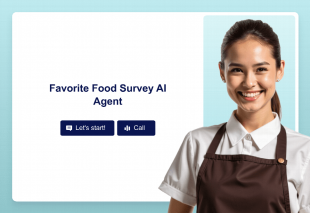 Favorite Food Survey AI Agent Template Thumbnail