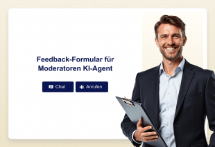 Feedback-Formular für Moderatoren KI-Agent Template Thumbnail