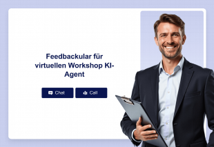 Feedback Formular für virtuellen Workshop KI-Agent Thumbnail