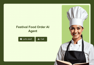 Festival Food Order AI Agent Template Thumbnail