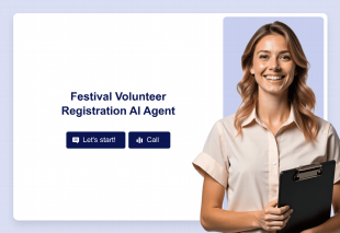 Festival Volunteer Registration AI Agent Template Thumbnail