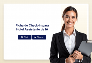 Ficha de Check-in para Hotel Assistente de IA Thumbnail