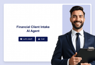Financial Client Intake AI Agent Template Thumbnail