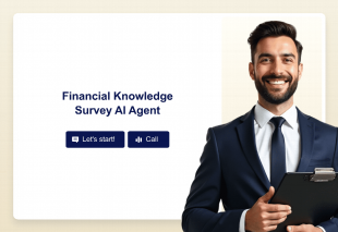 Financial Knowledge Survey AI Agent Template Thumbnail