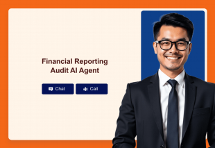 Financial Reporting Audit AI Agent Template Thumbnail