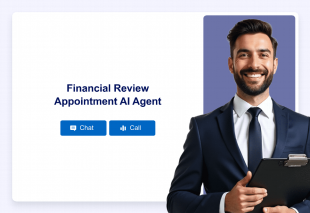 Financial Review Appointment AI Agent Template Thumbnail