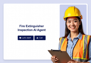 Fire Extinguisher Inspection AI Agent Template Thumbnail