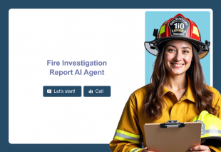 Fire Investigation AI Agent Template Thumbnail