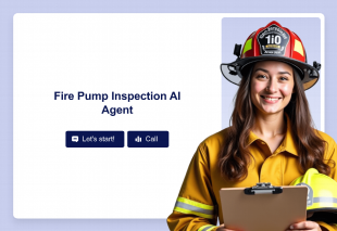 Fire Pump Inspection AI Agent Template Thumbnail
