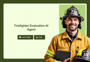 Firefighter Evaluation AI Agent Template Thumbnail